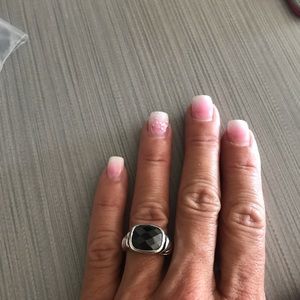 Black onyx ring